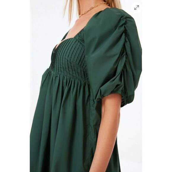 Tuckernuck HYACINTH HOUSE
Emerald Puff Sleeve Sasha Mini Dress Size M - Picture 3 of 5